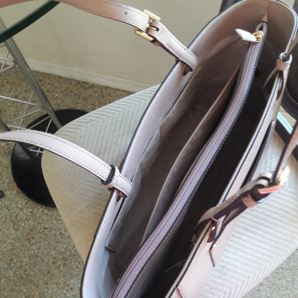 NWT MICHAEL KORS LEATHER WALSH TOTE SHOULDER BAG - Picture 6 of 8